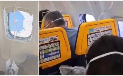 Geamul avionului Ryanair, rupt: Primele concluzii despre incident