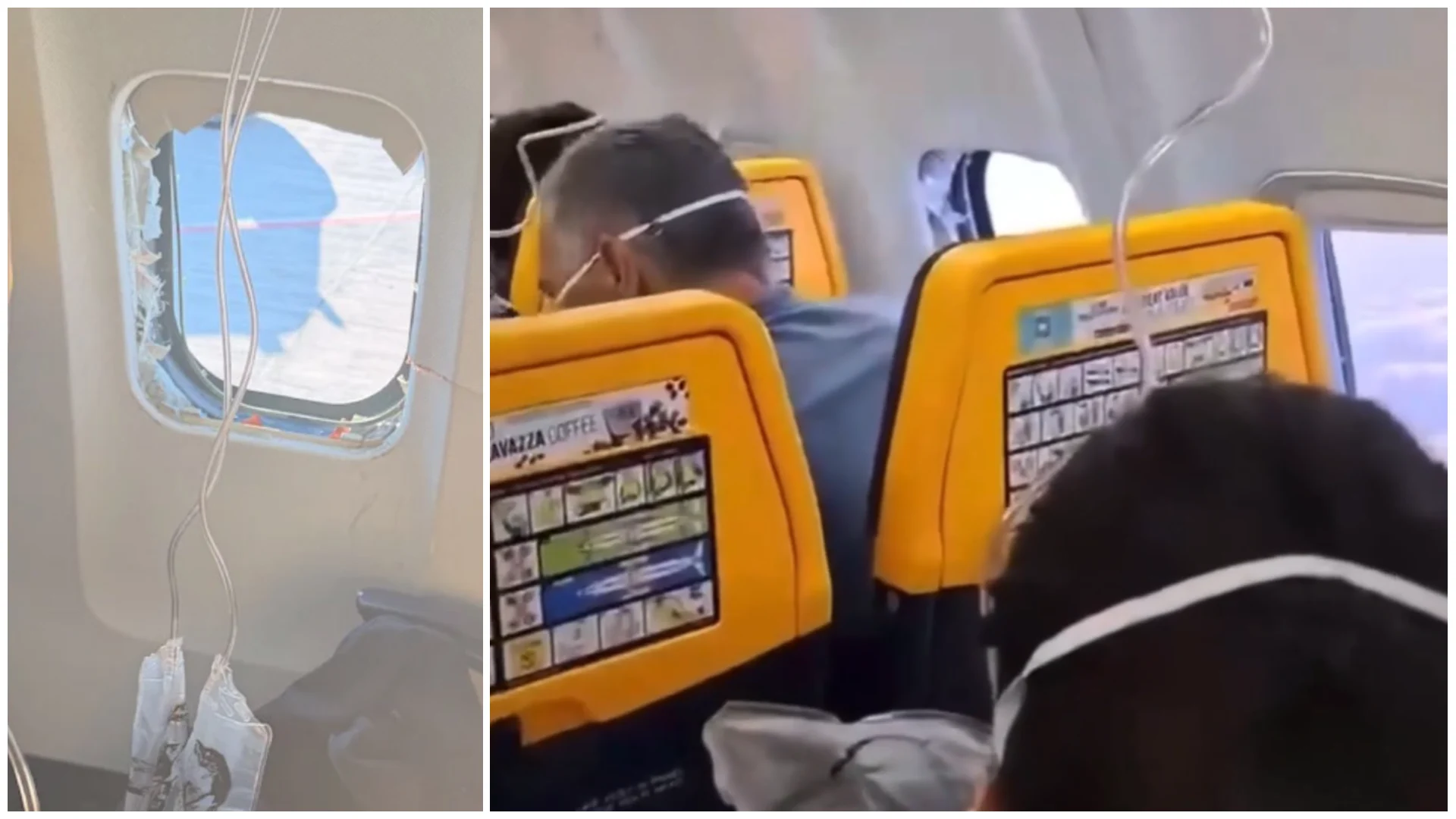 Geamul avionului Ryanair, rupt: Primele concluzii despre incident