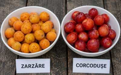 Zarzăre vs. Corcodușe: Ghid Rapid de Diferențiere