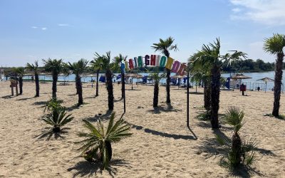 Plaja cu palmieri din România, ca-n Spania