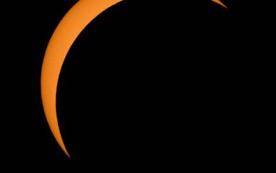 Timiș: Eclipsă spectaculoasă admirată de pe dealul Lucareț