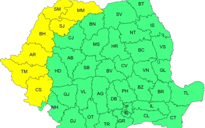 Caniculă. Temperaturi de 36 de grade în România. Prognoza pentru București