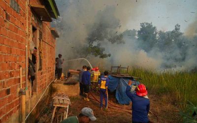 Incendii în Indonezia: Școli închise, mii de pompieri pe teren