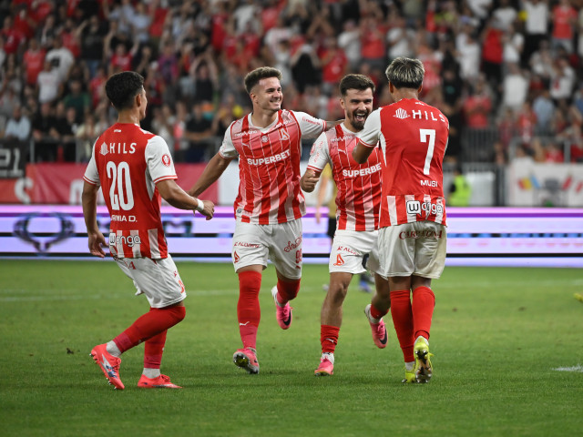 Dinamo s-a dezlănțuit: 4-0 cu Voluntari pe Arcul de Triumf
