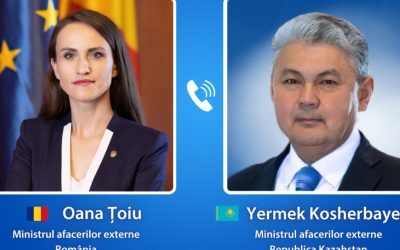 Oana Țoiu: Apreciere pentru reluarea exporturilor de țiței din Kazahstan
