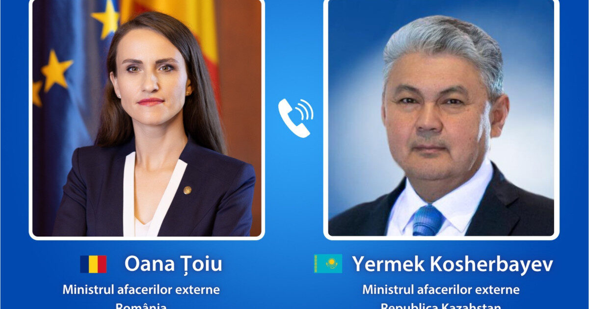 Oana Țoiu: Apreciere pentru reluarea exporturilor de țiței din Kazahstan