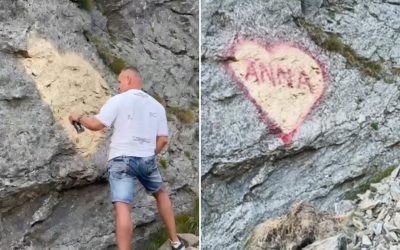 Transfăgărășan: Ce riscă iubit cu stânca vandalizată pentru „Anna”
