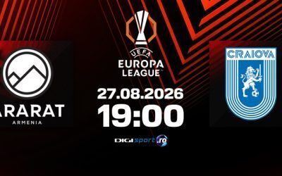 Oltenii în Armenia: Ararat vs. Universitatea Craiova, gazon incert