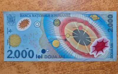 Bancnota de 2.000 de lei cu eclipsa: Cât valorează astăzi pentru colecționari