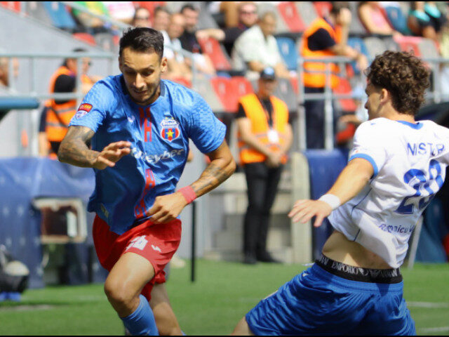 Steaua, umilită în Liga 2. „Nemeritat” mesajul roș-albaștrilor