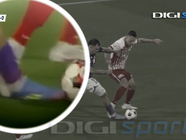 UTA – Rapid: Penalty controversat în 90+3, Rapidul a cerut