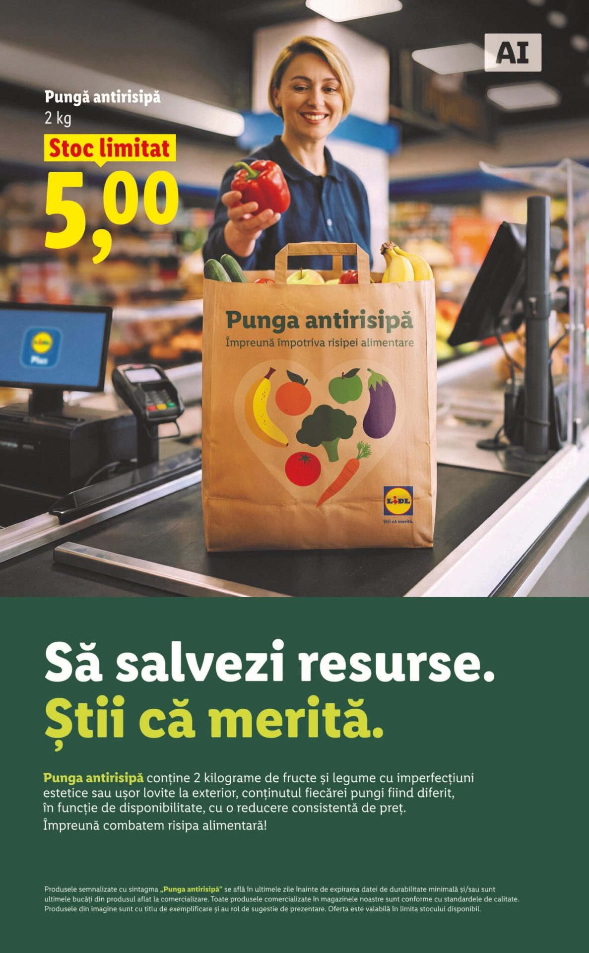 Pungă anti-risipă alimentară: Salvarea hranei în România