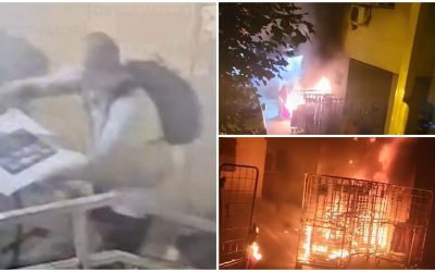 Piromanul care a semănat teroare: 3 blocuri, incendiate în mai puțin de o oră