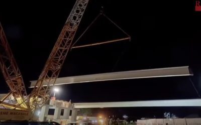 A0: Ultima grindă montată, autostrada prinde contur
