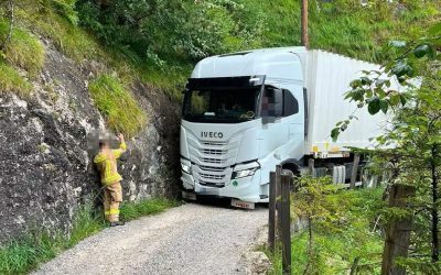 TIR-ist român, prins în pădure după GPS: Și-a abandonat remorca