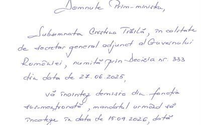 Trăilă, demisă: „Sunt nevinovată”. Bolojan, ținta speculației