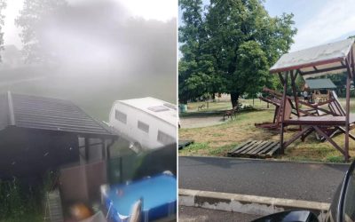 Vreme cumplită în Vest: Furtuna a pus la pământ Maramureșul