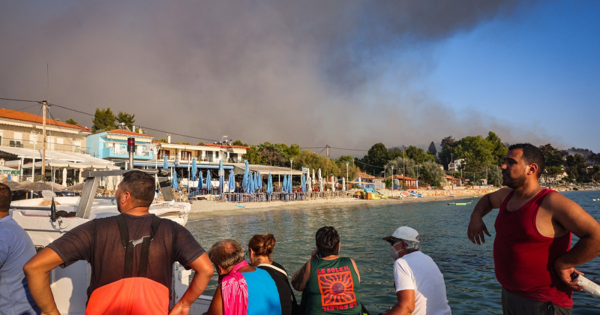 Incendiu devastator în Halkidiki, zonă de vacanță populară românilor