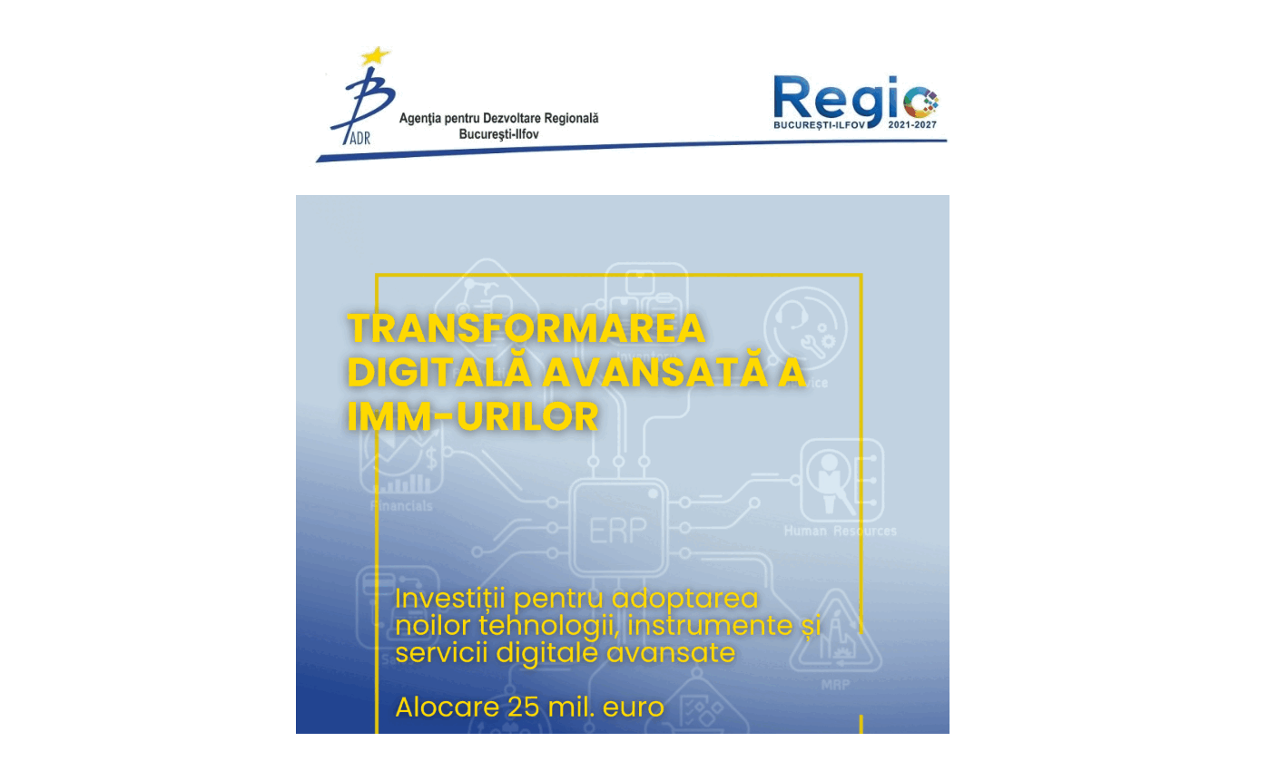 București: 25 mil. Euro din fonduri UE pentru digitalizare IMM-uri
