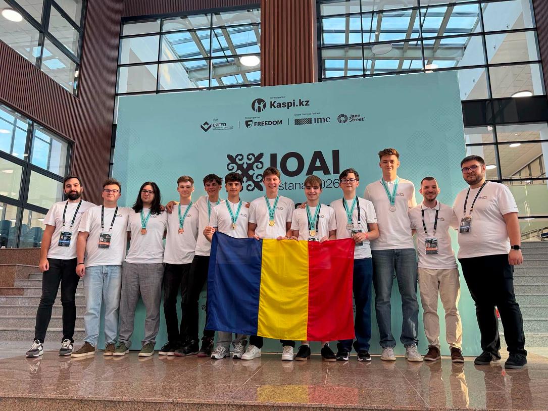 România, loc 4 la Olimpiada AI: 8 medalii cucerite