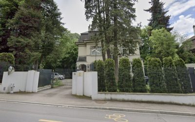 Incendiu la Ambasada României la Berna: Obiect incendiar lângă gard