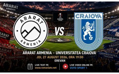 Ararat – Craiova LIVE: Unde vezi meciul în direct și online