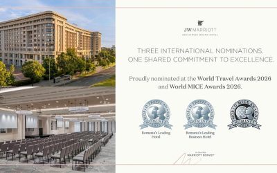 JW Marriott București, dublă nominalizare la premii internaționale
