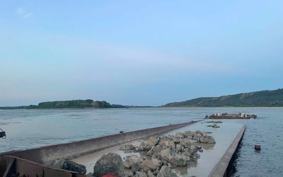 Cernavodă: Cabluri cedate, tensiune maximă la scufundarea barjelor