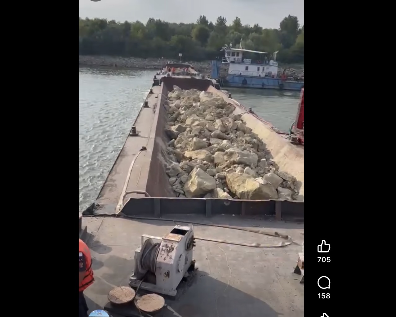 Dunărea: A Doua Barjă Scurtată, Miza e Apa pentru Cernavodă