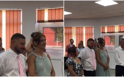Cununie în semne la Starea Civilă Clejani