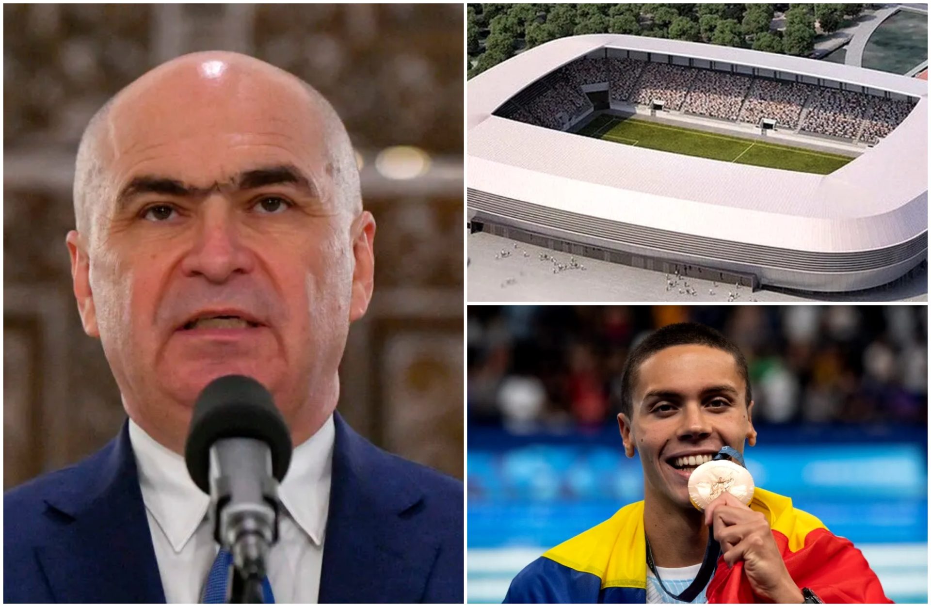 Bolojan laudă România, dar Popovici e pe locul doi: 1 miliard pentru stadioane