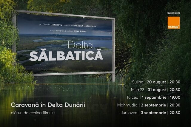 Delta Sălbatică, proiectată în premieră în inima Deltei Dunării