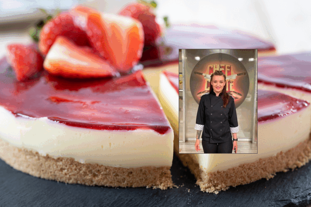 Roxana Blenche: Cheesecake la rece cu căpșuni, desertul Rapid