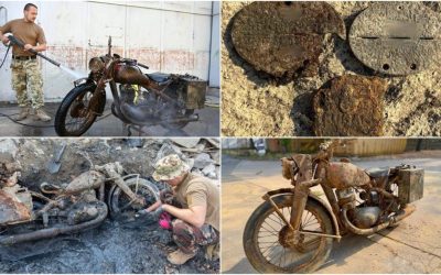Soldați germani sub motocicletă: Indicii șocante din Dunăre