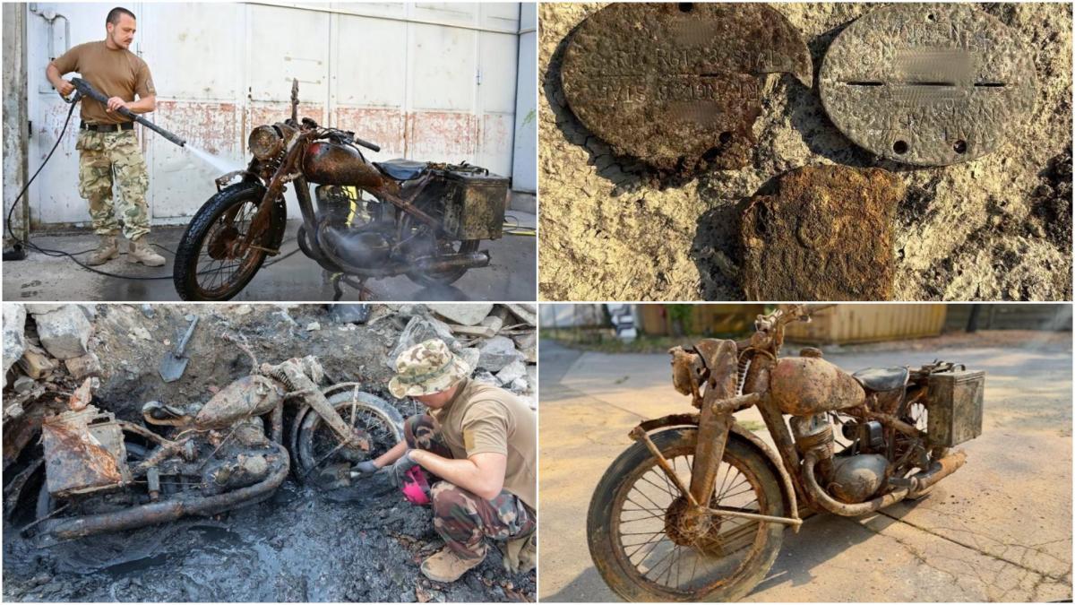 Soldați germani sub motocicletă: Indicii șocante din Dunăre