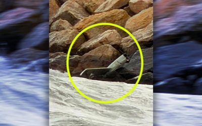 Dronă, noi fragmente la Costinești. Obeliscul, sub cordon