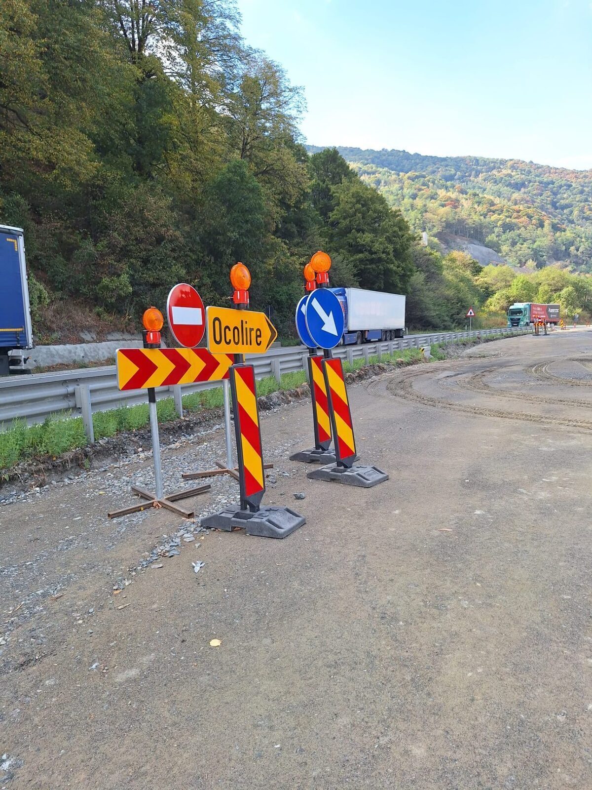 Valea Oltului, blocată! Devieri pe DN7 până la Revelion