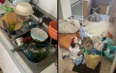 Turiști devastatori: Apartament distrus, 30 de persoane cazate sub fals nume