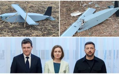 Dronă lângă Chișinău de Ziua Independenței. Zelenski și Nicușor Dan prezenți