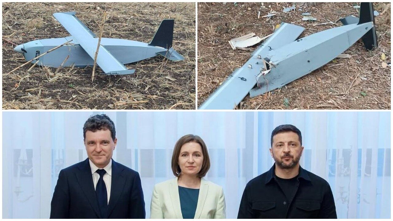 Dronă lângă Chișinău de Ziua Independenței. Zelenski și Nicușor Dan prezenți