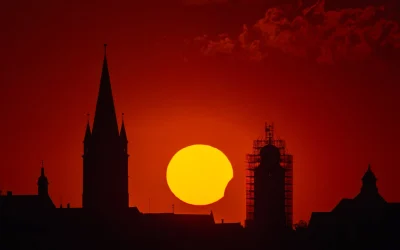 Sibiu: Fotografie controversată, acuzat de fals pentru eclipsa mult așteptată