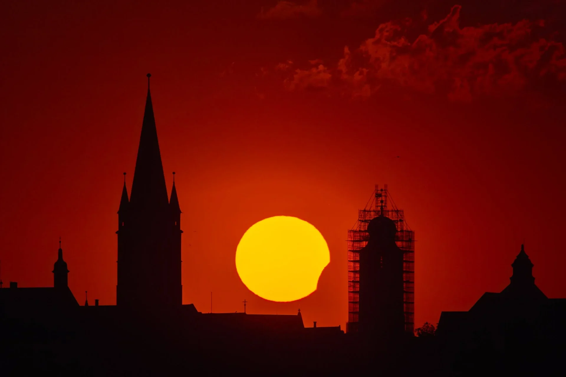 Sibiu: Fotografie controversată, acuzat de fals pentru eclipsa mult așteptată