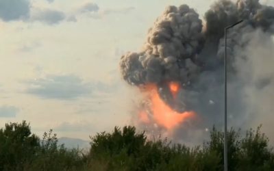 Explozii la fabrica de muniții de lângă granița României