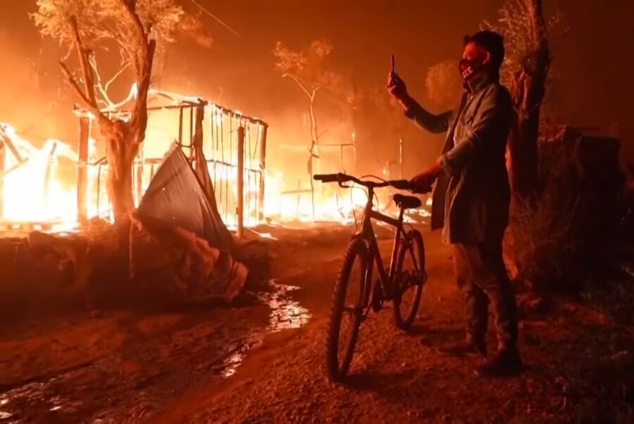 Grecia în flăcări: Noi incendii pe Salamis, cel mai mare focar