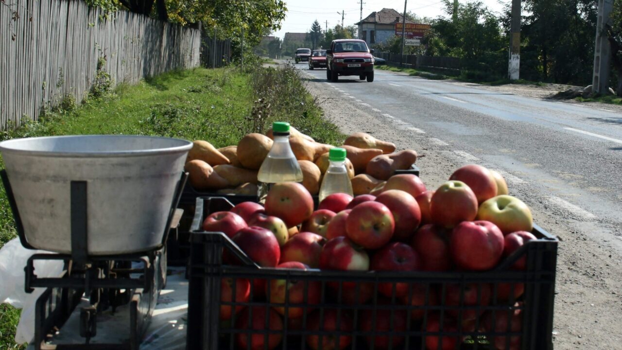 S-au închis tarabele! Amenzi grele la vânzătorii de legume de pe drum