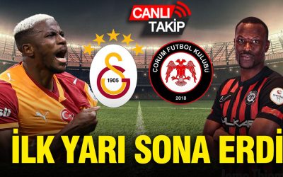 Galatasaray vs. Çorum FK: Cronică LIVE