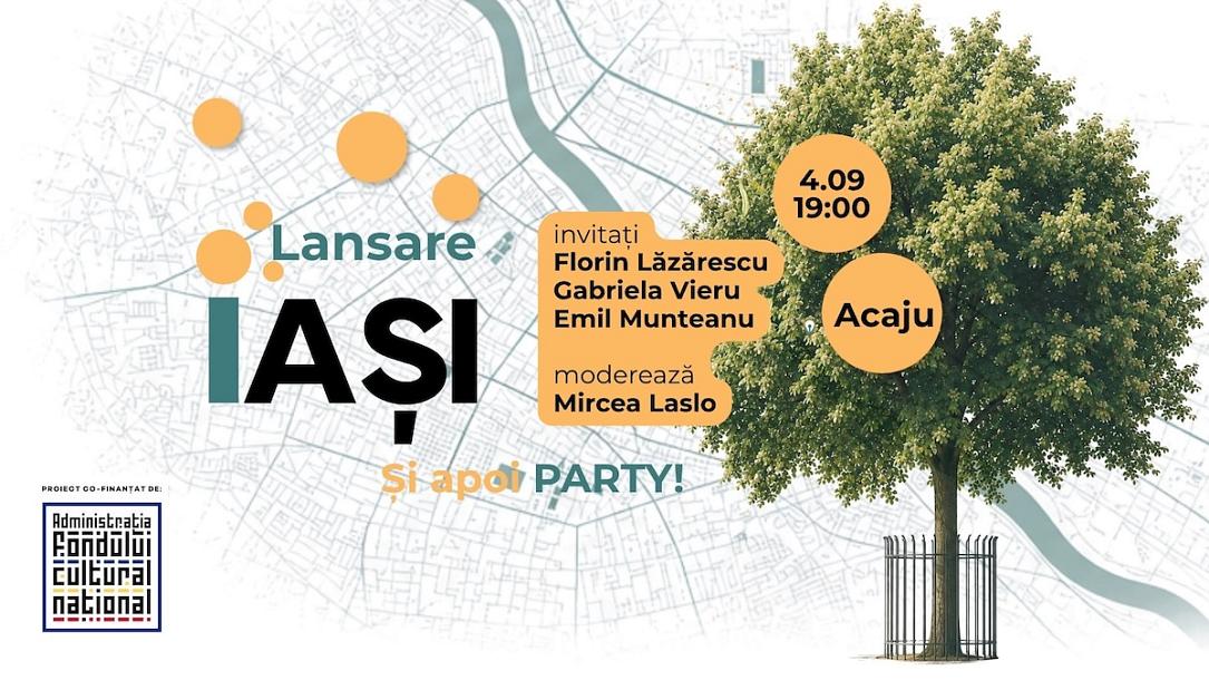 Hartă literară inovează Iașul săptămâna viitoare
