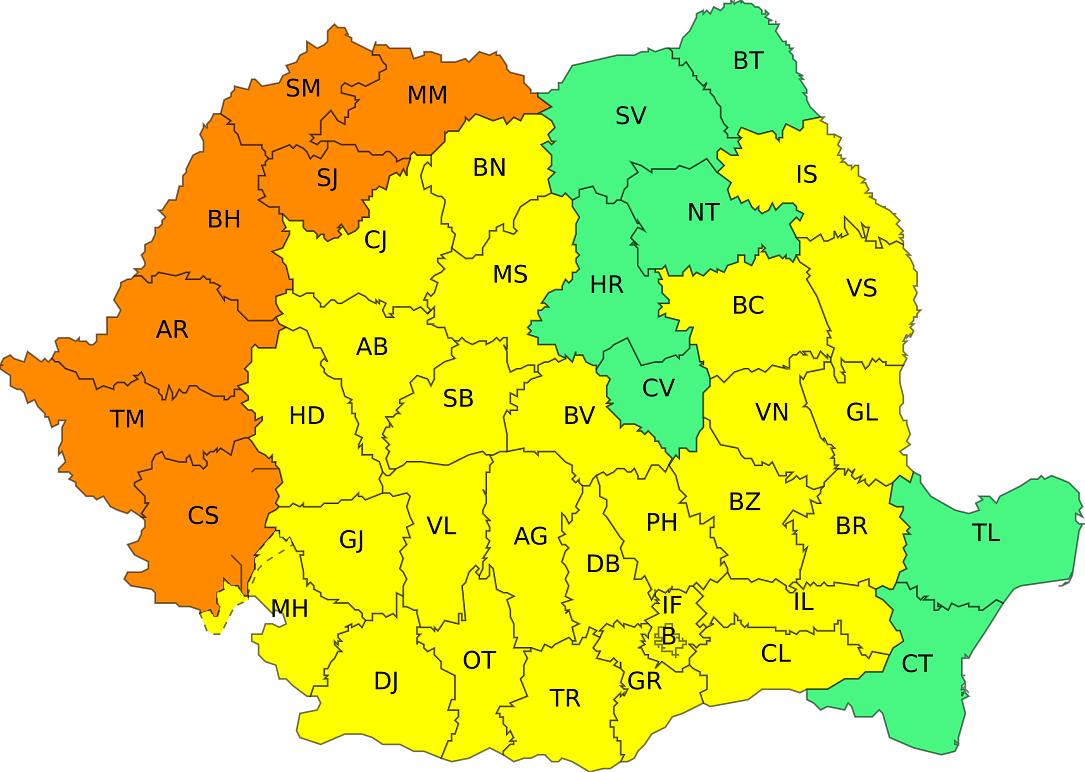 România, sub coduri de caniculă: Val galben și portocaliu
