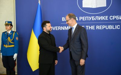 Zelenski ȘI VUČIĆ, ÎNTÂLNIRE DE ARSENAL LA BELGRAD