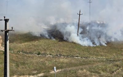 Brașov: Incendiu la fabrica de uraniu, pădurea salvată la limită